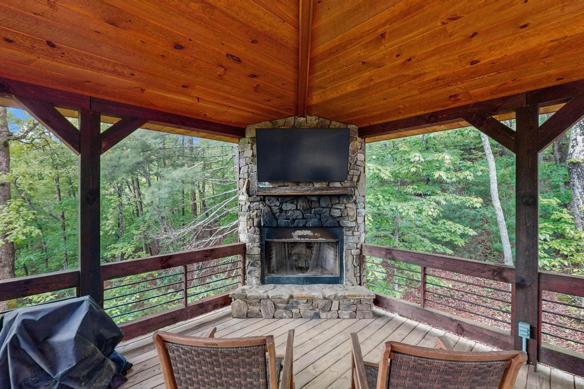 Villa Whispering Woods Blue Ridge Exterior foto